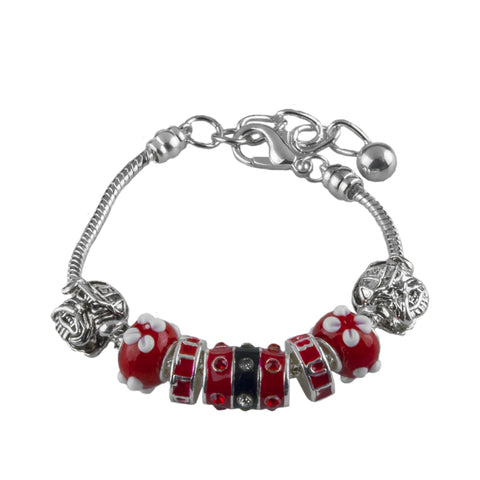 Georgia Bulldog Letter Logo Bracelet