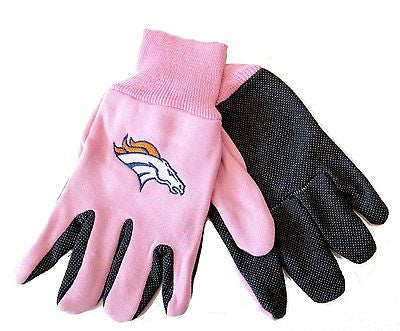 Broncos football discount gloves