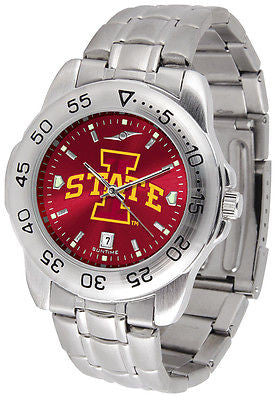 Iowa State Cyclones Men's Stainless Steel Sports AnoChrome Watch