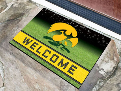 Iowa Hawkeyes Heavy Duty Crumb Rubber Doormat