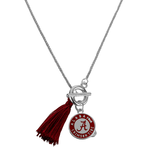 Alabama Crimson Tide Tassel Necklace
