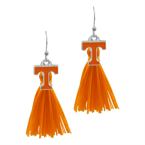 Tennessee Vols Orange Fringe/Tassel Earrings