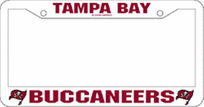 Tampa Bay Buccaneers Plastic Auto Tag Frame