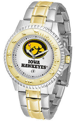 Iowa Hawkeyes Competitor Two Tone Stainless Steel Men's Watch