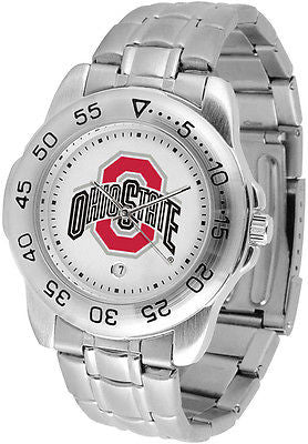 Ohio State Buckeyes Men's Sports Stainless Steel Watch