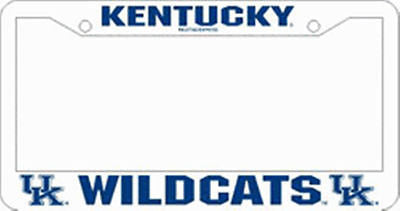 Kentucky Wildcats Plastic Auto Tag Frame