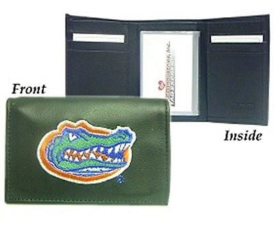 Florida Gators Embroidered Men's Tri Fold Wallet