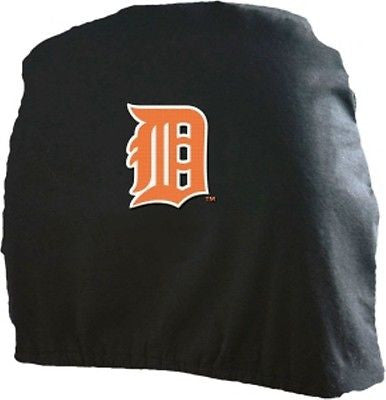 Detroit Tigers Embroidered Headrest Covers