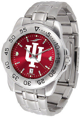 Indiana Hooisers Men's Stainless Steel Sports AnoChrome Watch