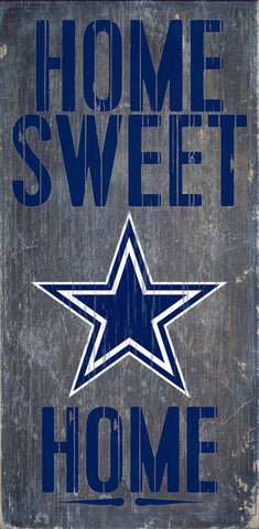 Dallas Cowboys Home Sweet Home Wood Wall Sign (OUT OF STOCK)