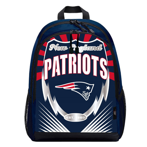 New England Patriots Lightning Graphics Backpack