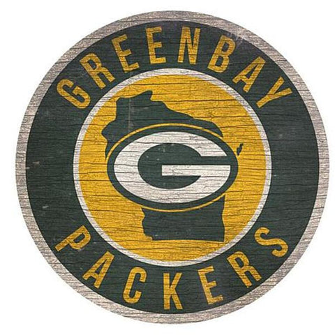 Green Bay Packers 12" Wooden Wall Sign