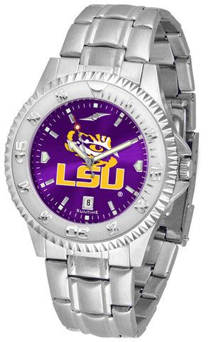 LSU Tigers Men's Competitor Stainless Steel AnoChrome Watch